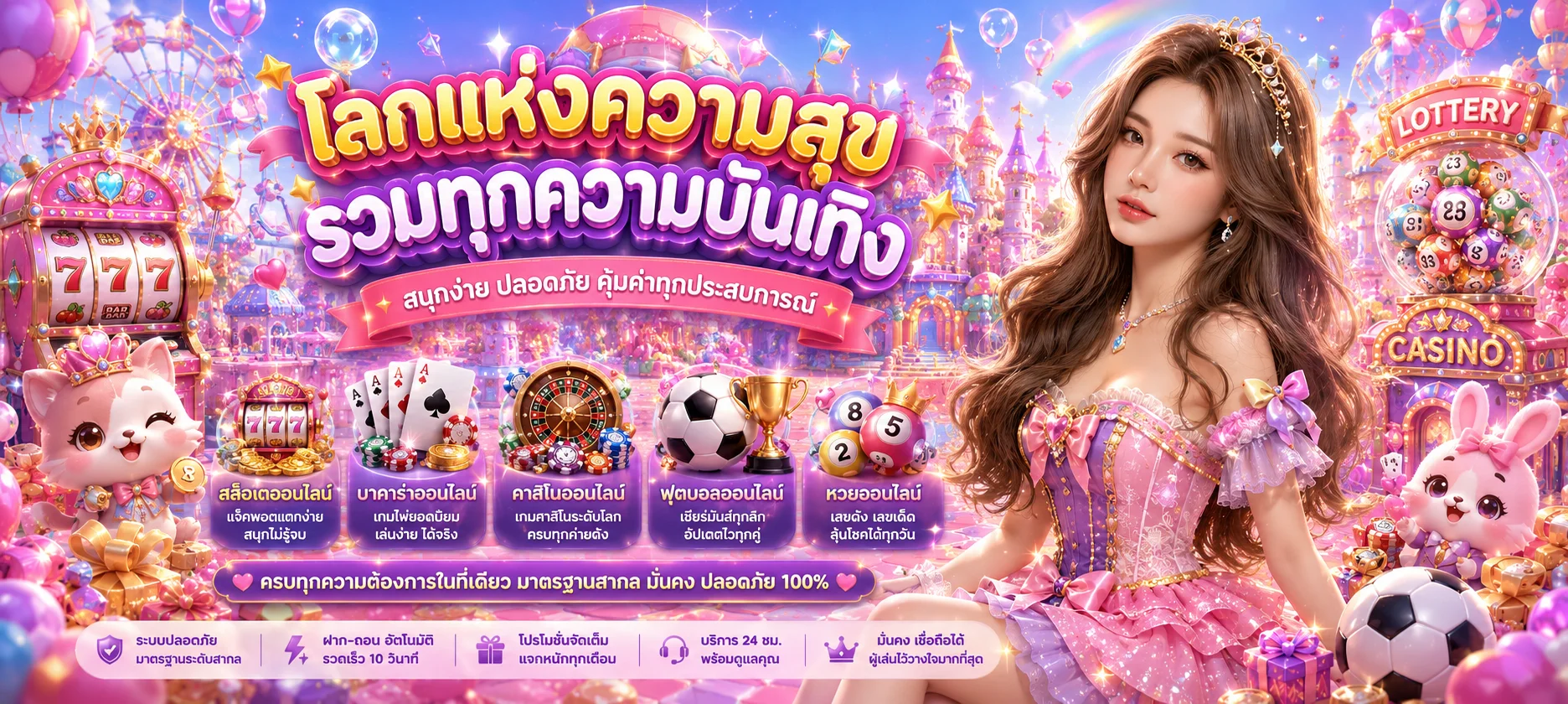 ตัวอย่างเกมคาสิโนออนไลน์ดีลเลอร์สดที่ให้บริการบน IIWIN789